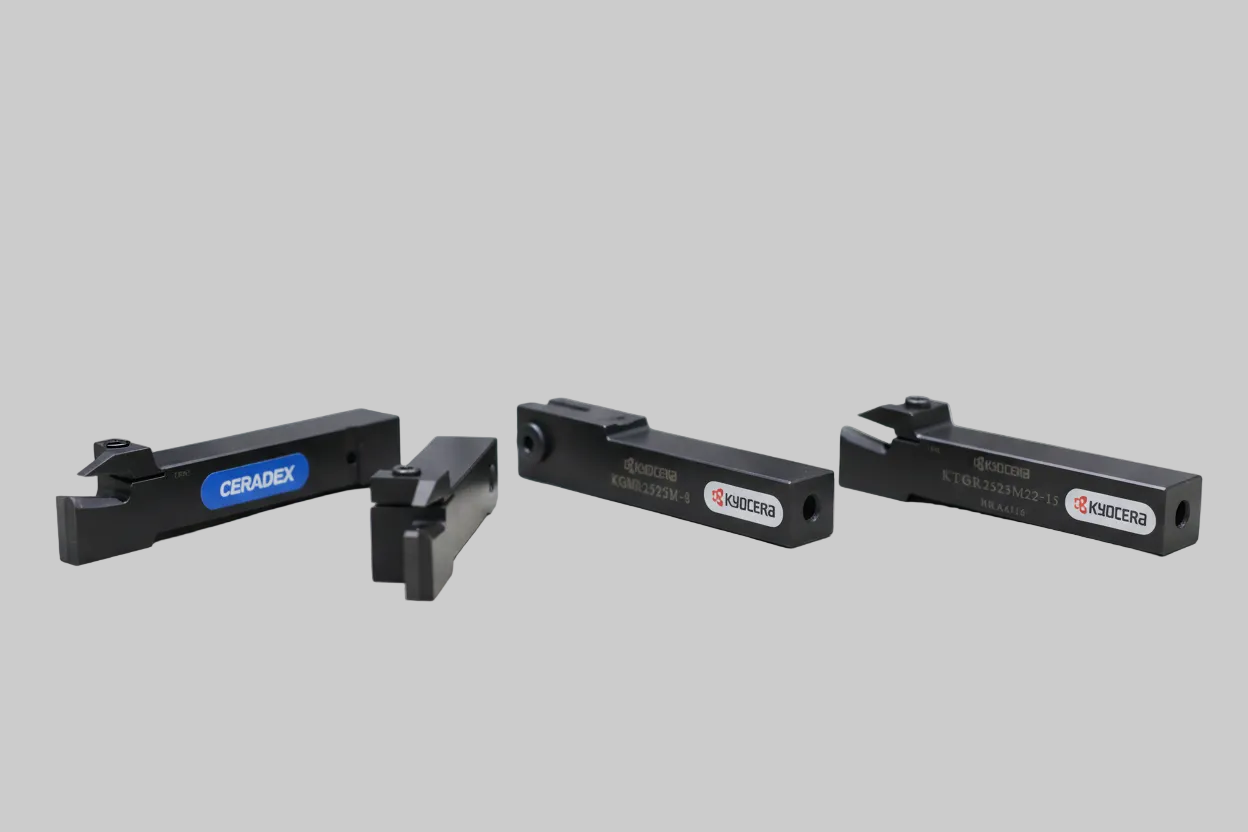 Kyocera external grooving holders banner