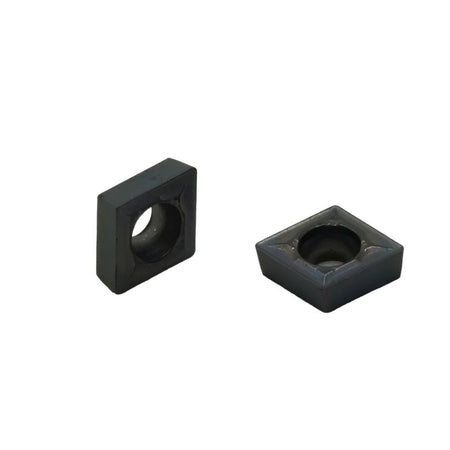 10 pc Kyocera CCMT060204GK PR1535 Turning Insert – top view highlighting insert shape.