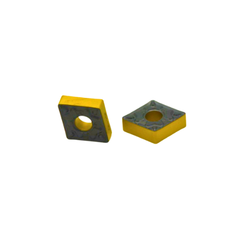 10 pc Kyocera CNMG120408HQ CA125P Turning Insert – single insert isolated on white background.