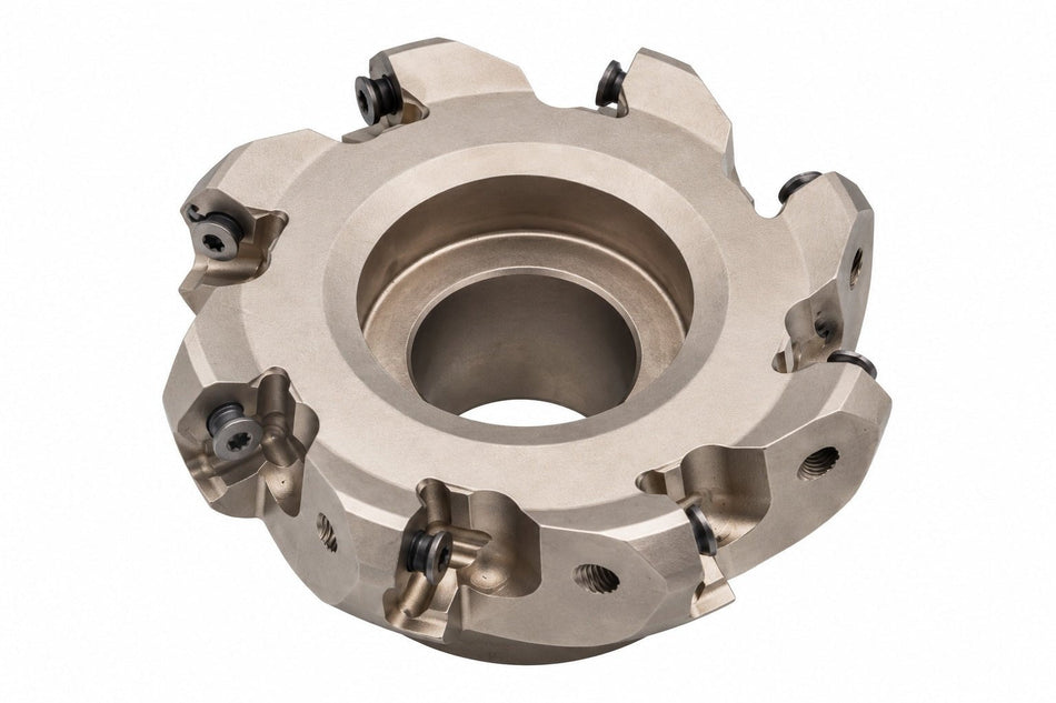 Kyocera 100mm Indexable Face Mill Cutter 45° - 8 Flute Shell Mill - Twin Eagle Imports