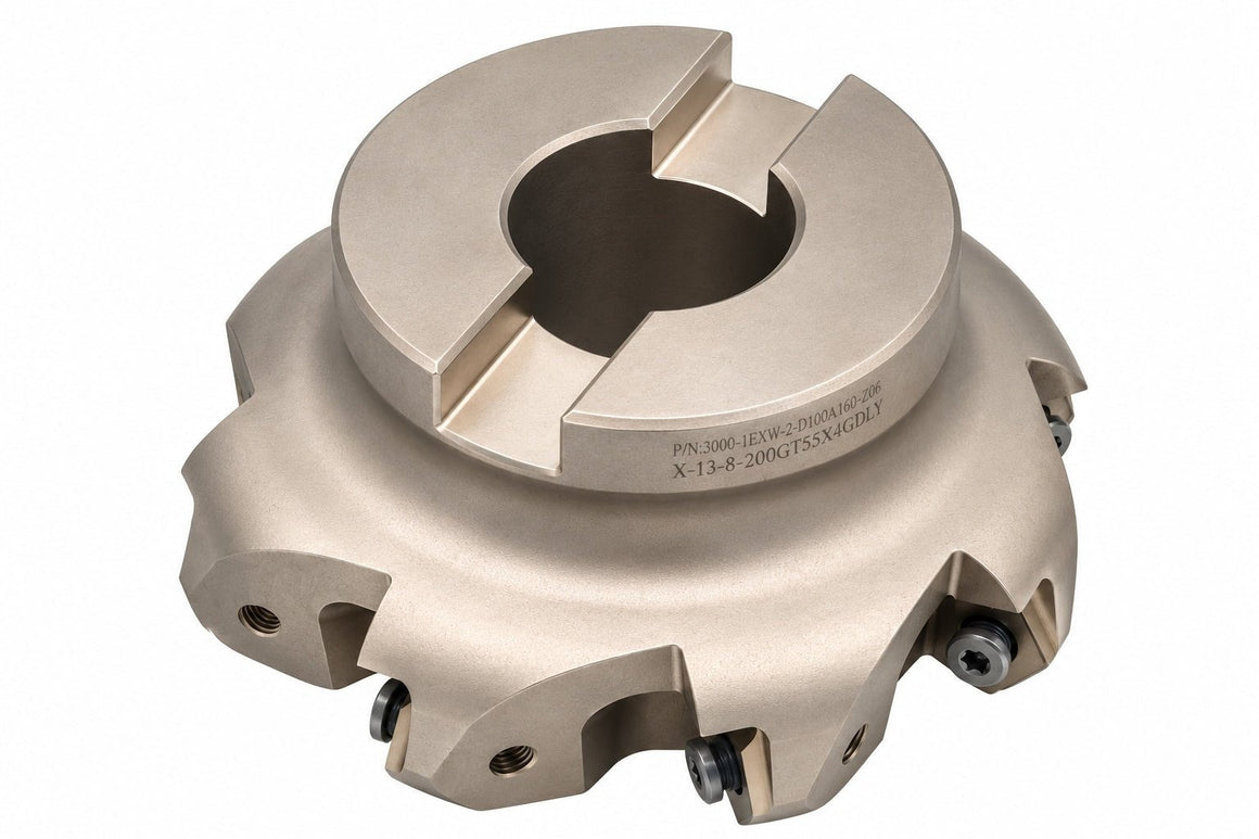 Kyocera 100mm Indexable Face Mill Cutter 45° - 8 Flute Shell Mill - Twin Eagle Imports