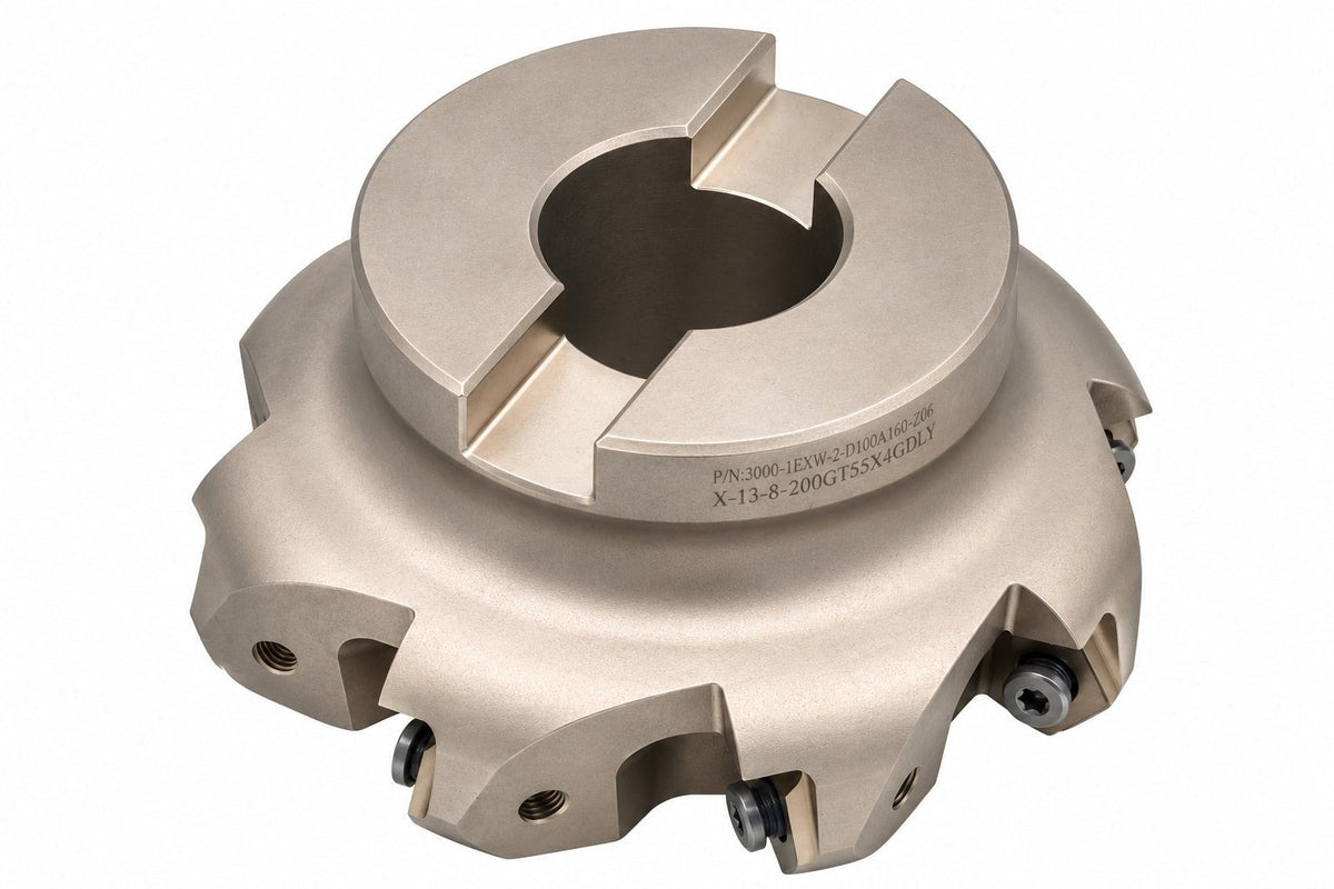 Kyocera 100mm Indexable Face Mill Cutter 45° - 8 Flute Shell Mill - Twin Eagle Imports