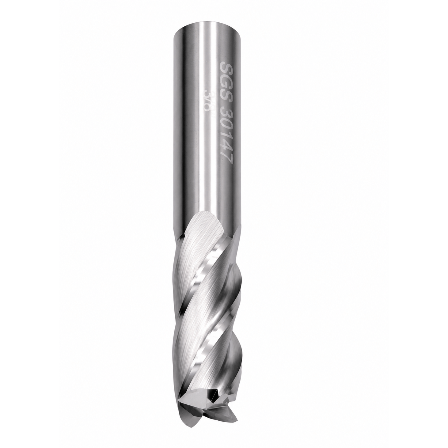KYOCERA ASIA PACIFIC PTE LTD ENDMILL Kyocera SGS - 3/8" 4 Flute Uncoated Carbide End Mill Short Series