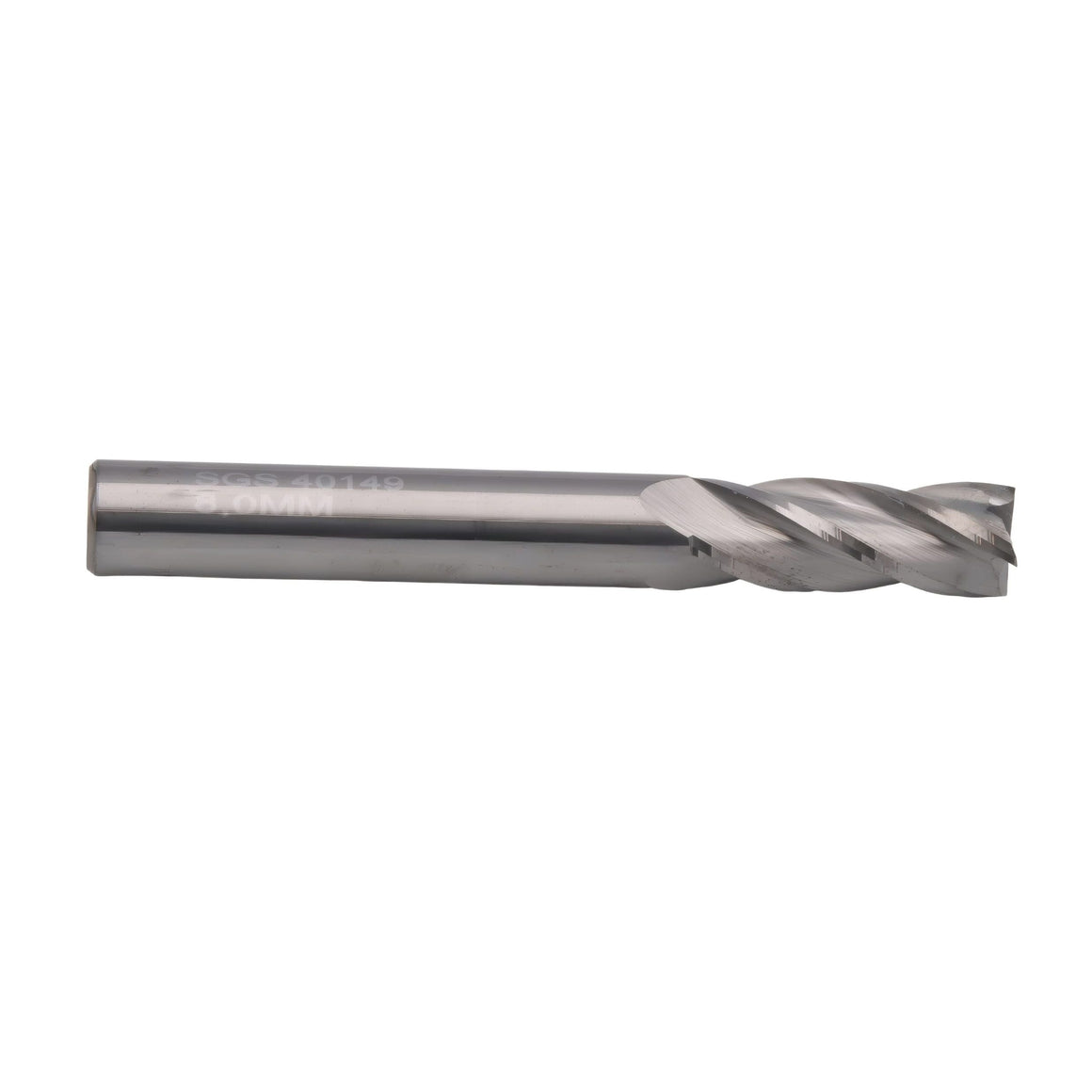 KYOCERA ASIA PACIFIC PTE LTD ENDMILL Kyocera SGS - 8.0mm 4 Flute Uncoated Carbide End Mill Short Series