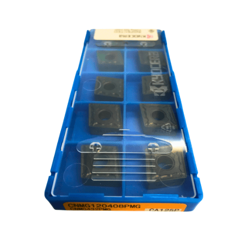 KYOCERA ASIA PACIFIC PTE LTD INSERT 10pc Kyocera CNMG120408PMG CA125P – Turning Insert (Medium-Roughing, PMG Chipbreaker)