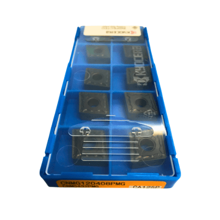KYOCERA ASIA PACIFIC PTE LTD INSERT 10pc Kyocera CNMG120408PMG CA125P – Turning Insert (Medium-Roughing, PMG Chipbreaker)