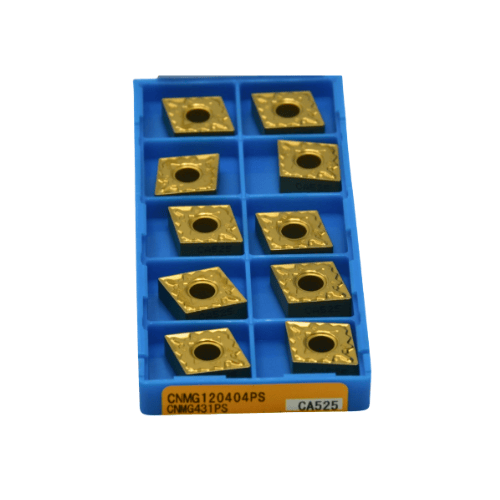 KYOCERA ASIA PACIFIC PTE LTD INSERTS 10 pc Kyocera CNMG120404PS CA525 – Turning Insert (Finishing to Medium, PS Chipbreaker)