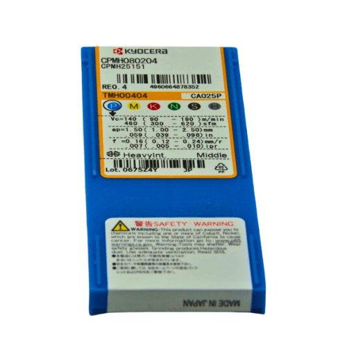 KYOCERA ASIA PACIFIC PTE LTD INSERTS 10 pc Kyocera CPMH080204 CA025P – Turning Insert (Finishing, Sharp Edge Type)