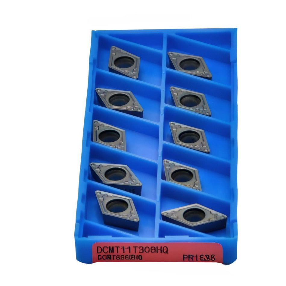 KYOCERA ASIA PACIFIC PTE LTD INSERTS 10 pc Kyocera DCMT11T308HQ PR1535 – Turning Insert (Finishing to Medium, HQ Chipbreaker)