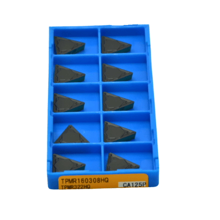 KYOCERA ASIA PACIFIC PTE LTD INSERTS 10 pc Kyocera TPMR160308HQ CA125P – Turning Insert (Finishing to Medium, HQ Chipbreaker)