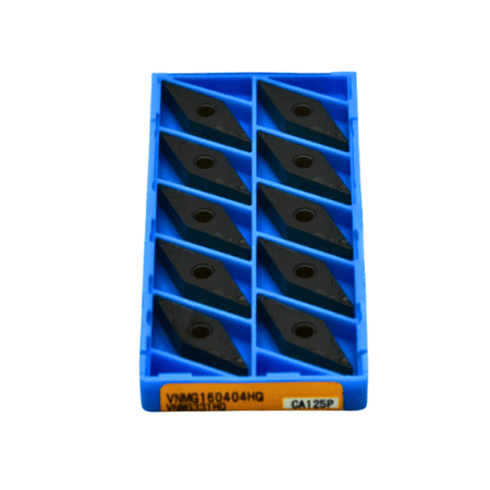 KYOCERA ASIA PACIFIC PTE LTD INSERTS 10 pc Kyocera VNMG160404HQ CA125P – Turning Insert (Finishing to Medium, HQ Chipbreaker)