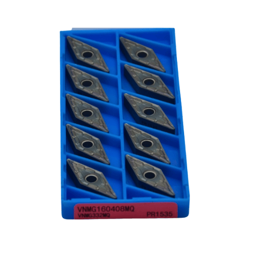 KYOCERA ASIA PACIFIC PTE LTD INSERTS 10 pc Kyocera VNMG160408MQ PR1535 – Turning Insert (Finishing to Medium, MQ Chipbreaker)