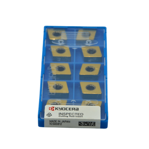 KYOCERA ASIA PACIFIC PTE LTD INSERTS 10pc Kyocera CNGA120408S01525 A66N – Ceramic Turning Insert (High-Speed Machining of Cast Iron)