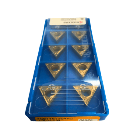 KYOCERA ASIA PACIFIC PTE LTD INSERTS 10pc Kyocera TCMT16T304HQ CA525 – Turning Insert (Finishing to Medium, HQ Chipbreaker)