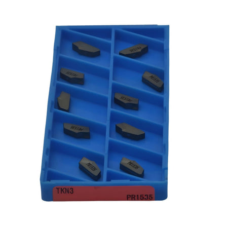KYOCERA ASIA PACIFIC PTE LTD INSERTS 10pc Kyocera TKN3 PR1535 – Cut-Off Insert (General Purpose, TK Chipbreaker)