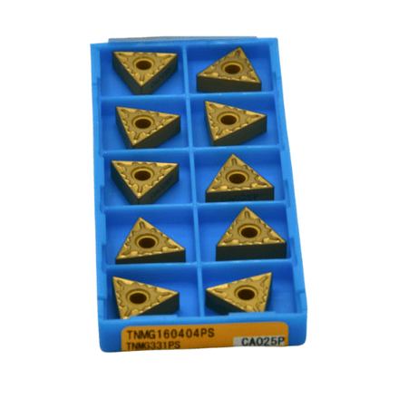 KYOCERA ASIA PACIFIC PTE LTD INSERTS 10pc Kyocera TNMG160404PS CA025P – Turning Insert (Medium to Roughing, PS Chipbreaker)