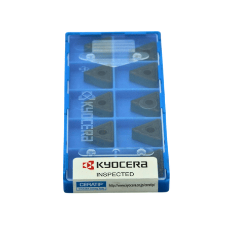 KYOCERA ASIA PACIFIC PTE LTD INSERTS 10pc Kyocera TNMG160412PQ CA125P – Turning Insert (Finishing to Medium, PQ Chipbreaker)