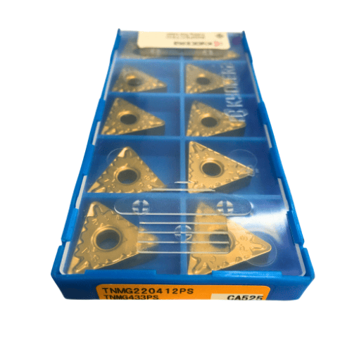 KYOCERA ASIA PACIFIC PTE LTD INSERTS 10pc Kyocera TNMG220412PS CA525 – Turning Insert (Medium to Roughing, PS Chipbreaker)