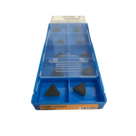 KYOCERA ASIA PACIFIC PTE LTD INSERTS 10pc Kyocera TPMR110304 CA125P – Turning Insert (Finishing to Medium, Steel Machining)