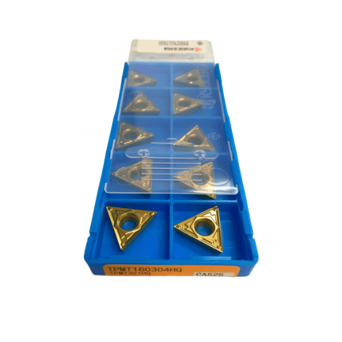 KYOCERA ASIA PACIFIC PTE LTD INSERTS 10pc Kyocera TPMT160304HQ CA525 – Turning Insert (Finishing to Medium, HQ Chipbreaker)
