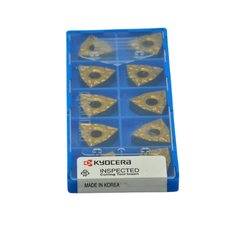 KYOCERA ASIA PACIFIC PTE LTD INSERTS 10pc Kyocera WNMG080404PS CA525 – Turning Insert (Finishing to Medium, PS Chipbreaker)