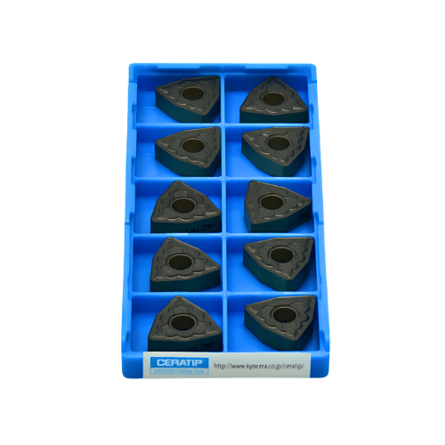 KYOCERA ASIA PACIFIC PTE LTD INSERTS 10pc Kyocera WNMG080412PQ CA125P – Turning Insert (Finishing to Medium, PQ Chipbreaker)