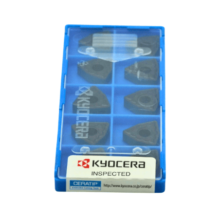 KYOCERA ASIA PACIFIC PTE LTD INSERTS 10pc Kyocera WNMG080412PQ CA125P – Turning Insert (Finishing to Medium, PQ Chipbreaker)