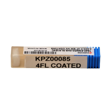 KYOCERA ASIA PACIFIC PTE LTD MILLING CUTTERS Kyocera 3.0mm 4 Flute Coated Solid Carbide End Mill