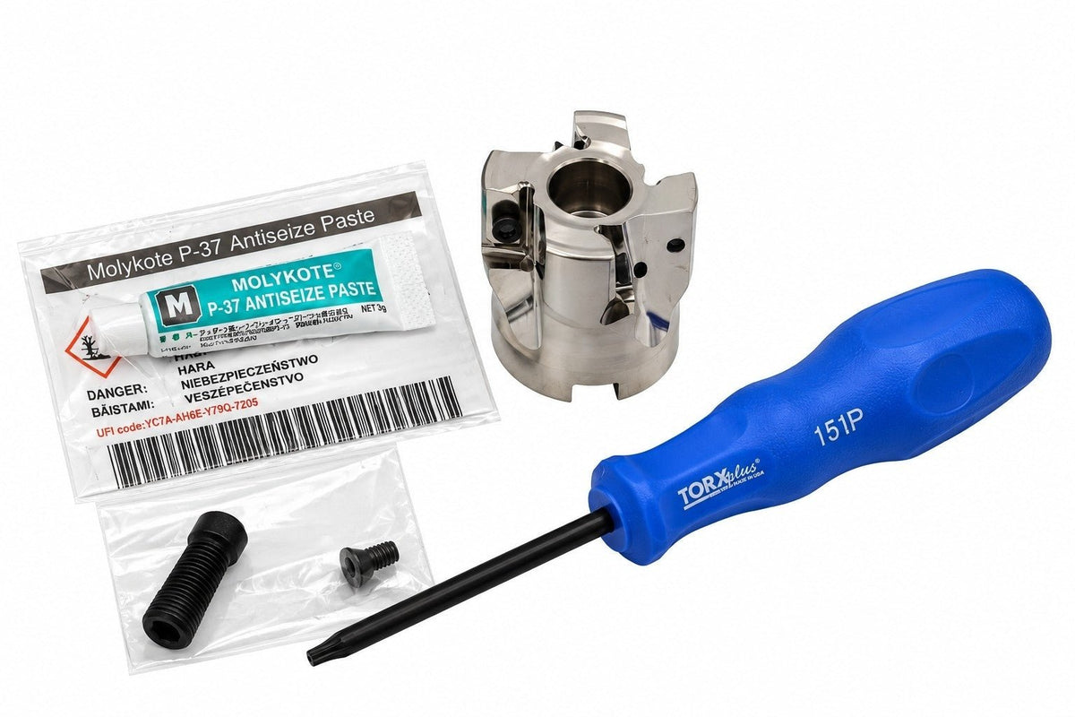 Kyocera MEW040R-15-4T-M 40mm Milling Toolholder (4 Inserts 16mm Bore Internal Coolant) - Twin Eagle Imports