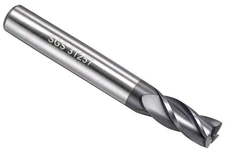 Kyocera SGS 31257 1/4" 4 Flute Ti-NAMITE-A AlTiN Coated Stub Carbide Square End Mill - Twin Eagle Imports