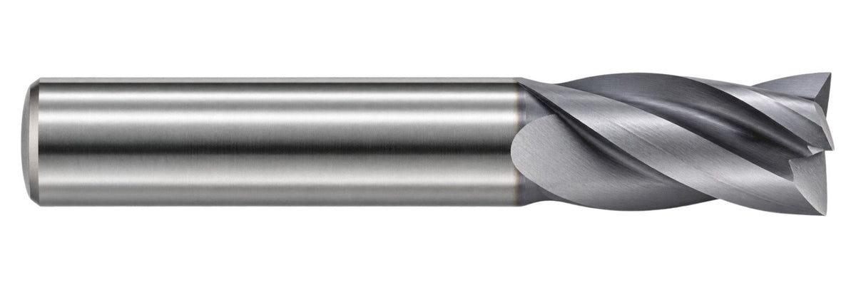 Kyocera SGS 31259 3/8" 4 Flute Ti-NAMITE-A AlTiN Coated Stub Carbide Square End Mill - Twin Eagle Imports
