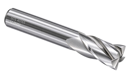 Kyocera SGS 40165 12mm 4 Flute Uncoated Stub Carbide Square End Mill - Twin Eagle Imports