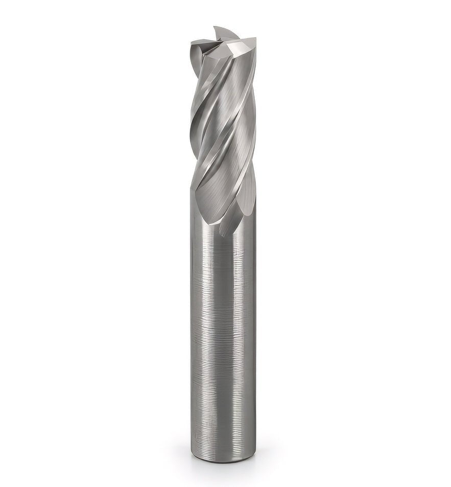 Kyocera SGS 40169 14mm 4 Flute Bright Uncoated Carbide Square End Mill , - Twin Eagle Imports