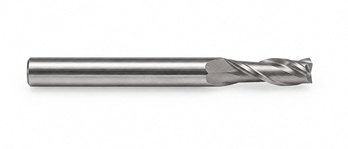 Kyocera SGS 40321 3mm 2 Flute Bright Uncoated Long Carbide Square End Mill - Twin Eagle Imports