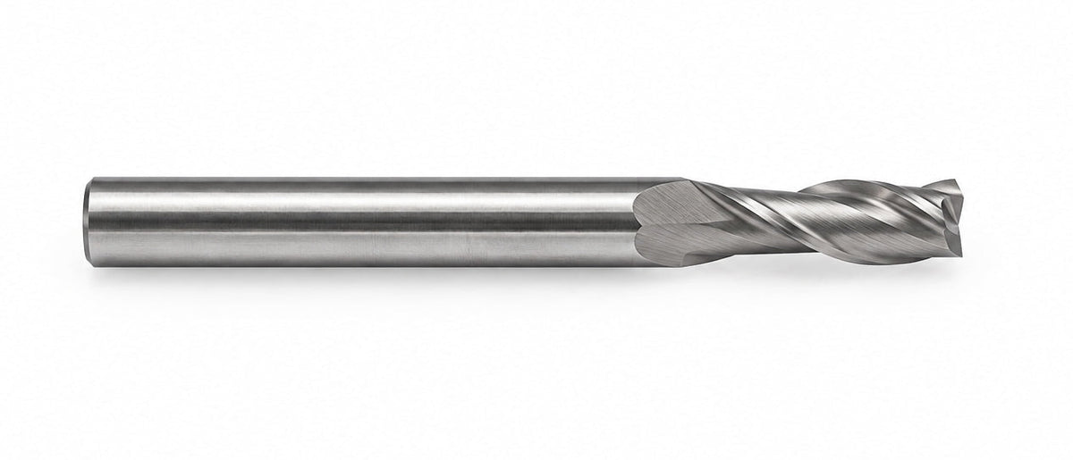 Kyocera SGS 40321 3mm 2 Flute Bright Uncoated Long Carbide Square End Mill - Twin Eagle Imports