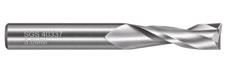 Kyocera SGS 40349 8mm 2 Flute Bright Uncoated Carbide Square End Mill - Twin Eagle Imports