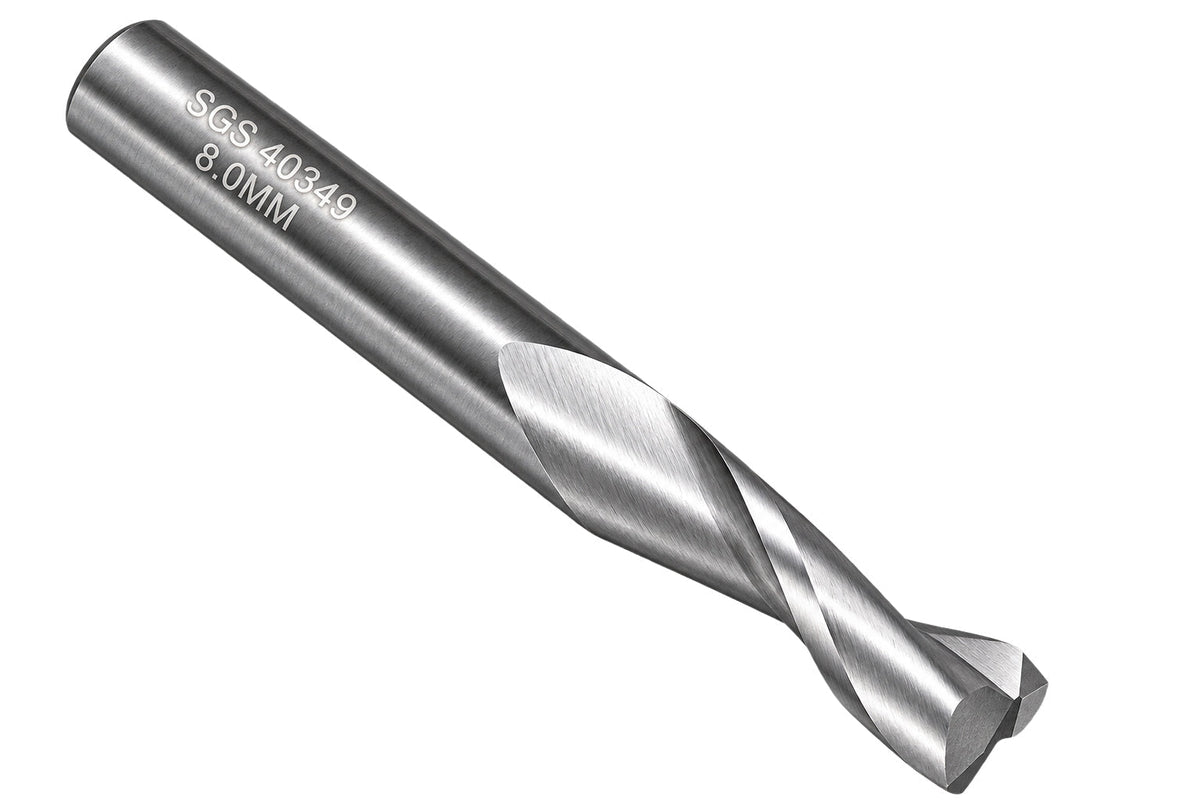 Kyocera SGS 40349 8mm 2 Flute Bright Uncoated Carbide Square End Mill - Twin Eagle Imports