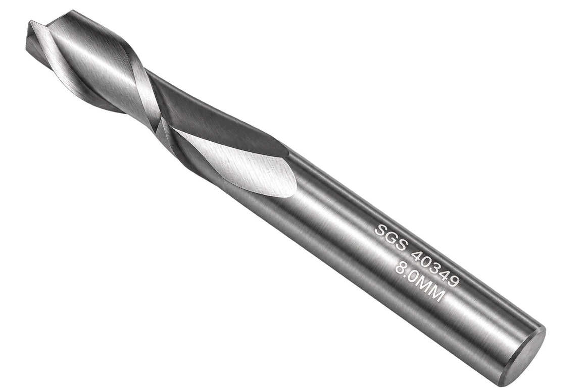 Kyocera SGS 40349 8mm 2 Flute Bright Uncoated Carbide Square End Mill - Twin Eagle Imports