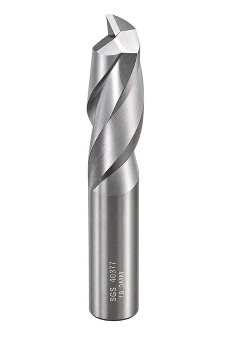 Kyocera SGS 40377 18mm 2 Flute Bright Uncoated Carbide Square End Mill - Twin Eagle Imports