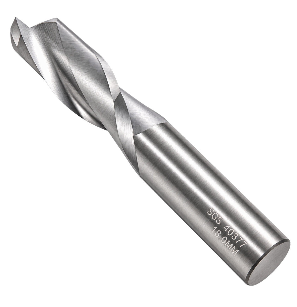 Kyocera SGS 40377 18mm 2 Flute Bright Uncoated Carbide Square End Mill - Twin Eagle Imports
