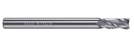 Kyocera SGS 41629 4mm 4 Flute Bright Uncoated Stub Carbide Square End Mill - Twin Eagle Imports
