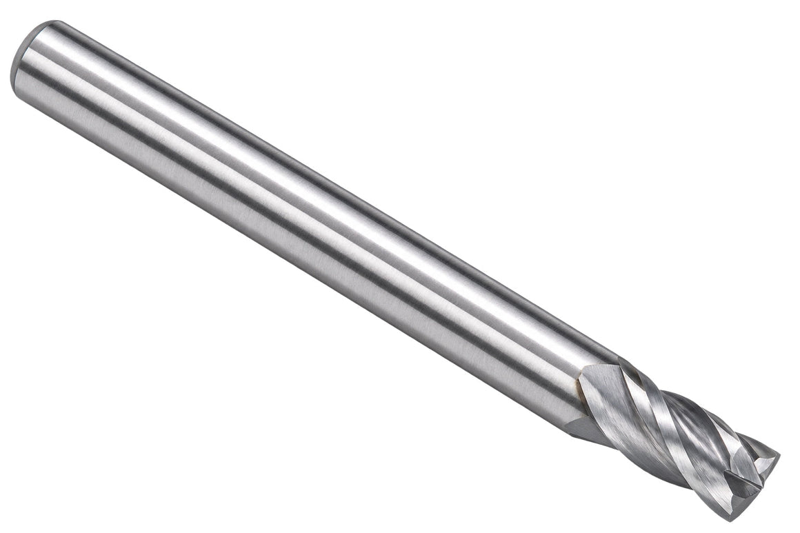 Kyocera SGS 41629 4mm 4 Flute Bright Uncoated Stub Carbide Square End Mill - Twin Eagle Imports