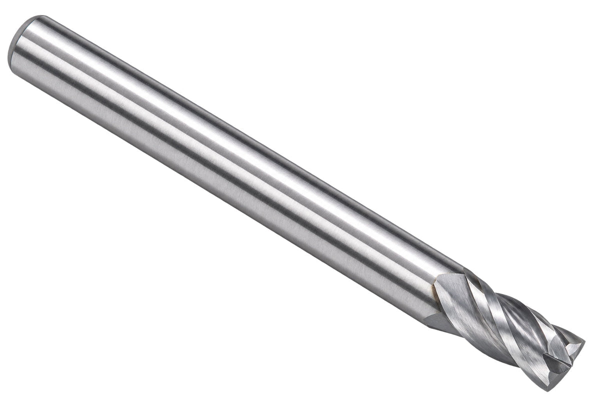Kyocera SGS 41629 4mm 4 Flute Bright Uncoated Stub Carbide Square End Mill - Twin Eagle Imports