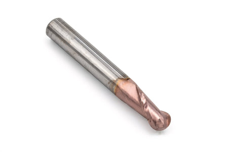 Kyocera SGS 48727 10mm 2 Flute TiCN Coated Carbide Ball Nose End Mill - Twin Eagle Imports